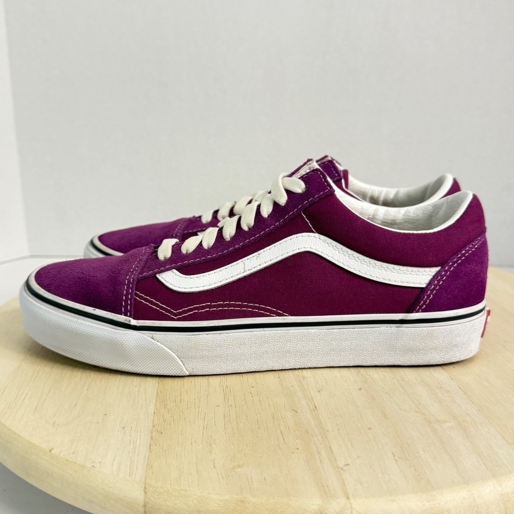 Vans Old Skool Men's Sneakers Color Theory Dark Purple Skater Low-Top Shoes Sz 7 - Picture 6 of 16